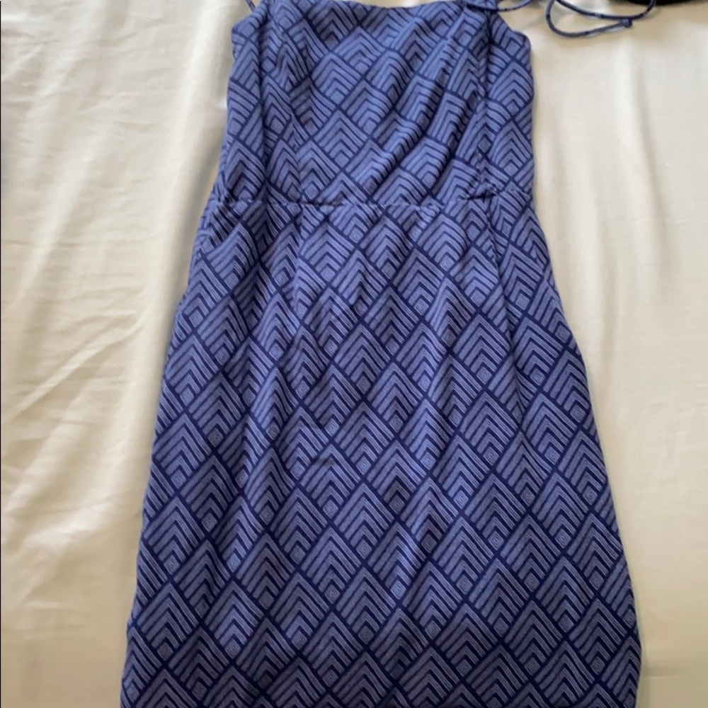 blue dress